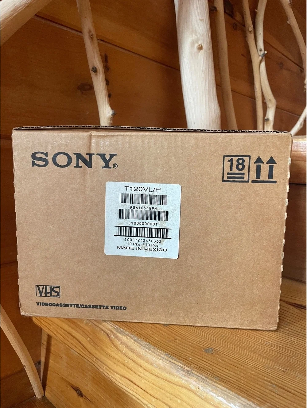 Sony 6hrs Premium Grade T-120 VHS tape x 10